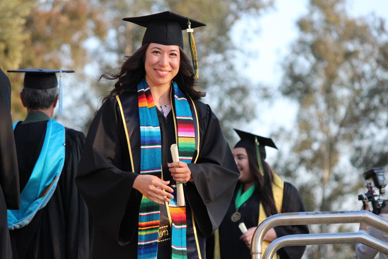 Student smiling